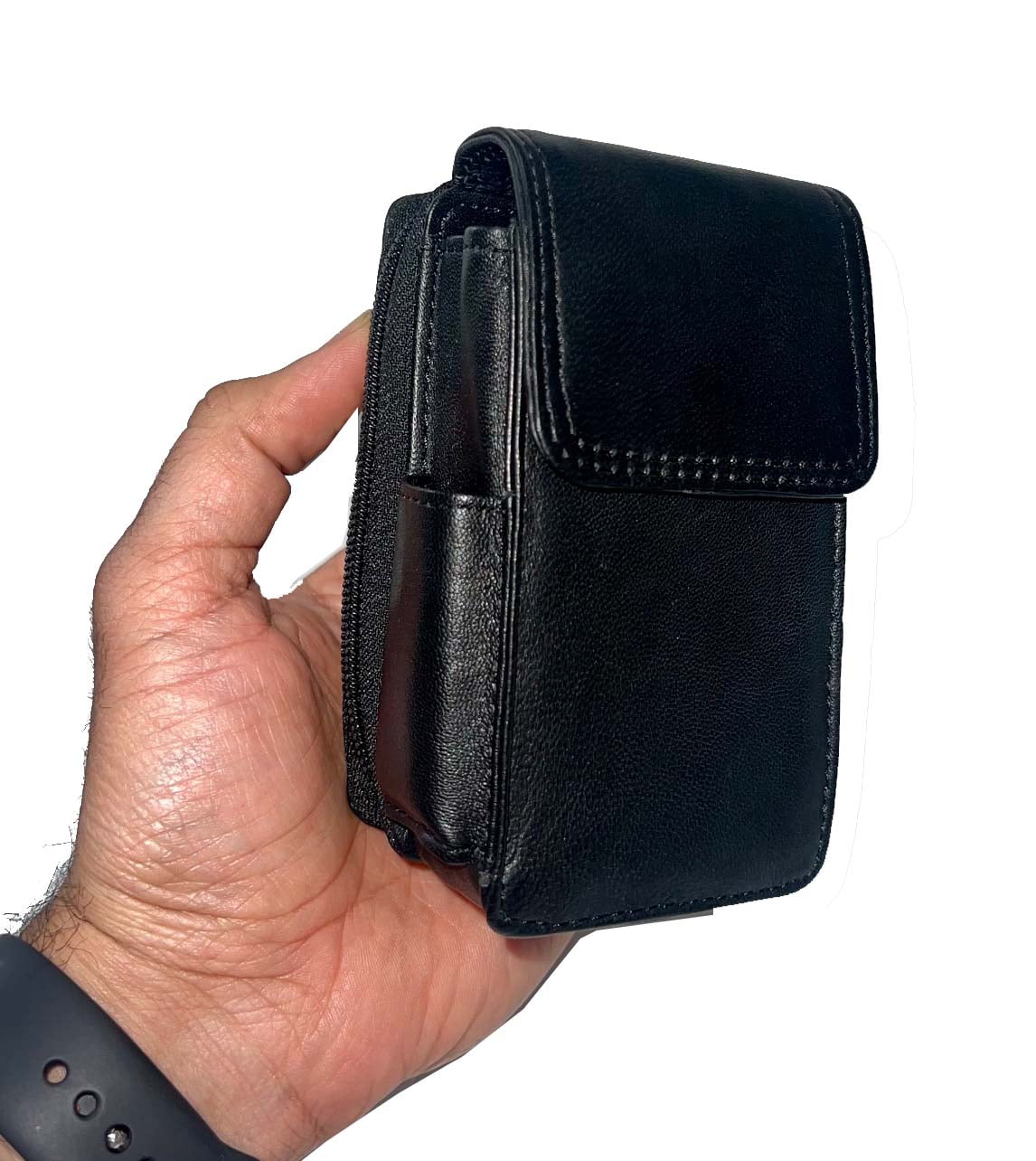 Leatherboss Cigarette Case Lighter holder With Attached All Around