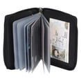thumbnail image 1 of Leatherboss Designer Compact Wallet Picture Holder All around zipper New in a gift bag, 1 of 7