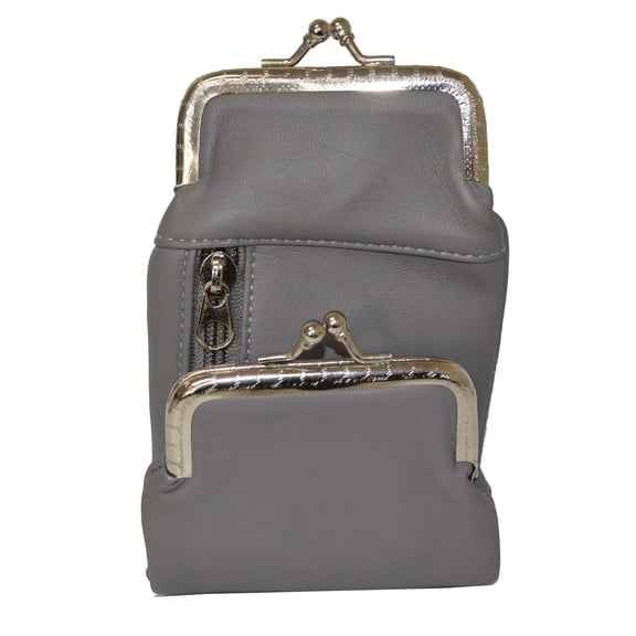 Leatherboss Genuine Leather Cigarette and Lighter Case with Twist Clasp