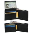 thumbnail image 1 of Leatherboss Genuine Leather Men's Leather Bifold Wallet with Coin Pocket, 1 of 5