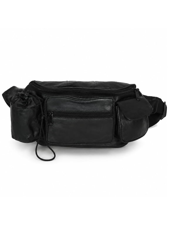 Jumbo Fanny pack with water bottle holder and side pocket