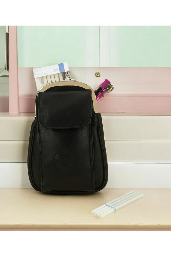 Large Cigarette Case Money and Money Holder with Attached Phone Case New Black