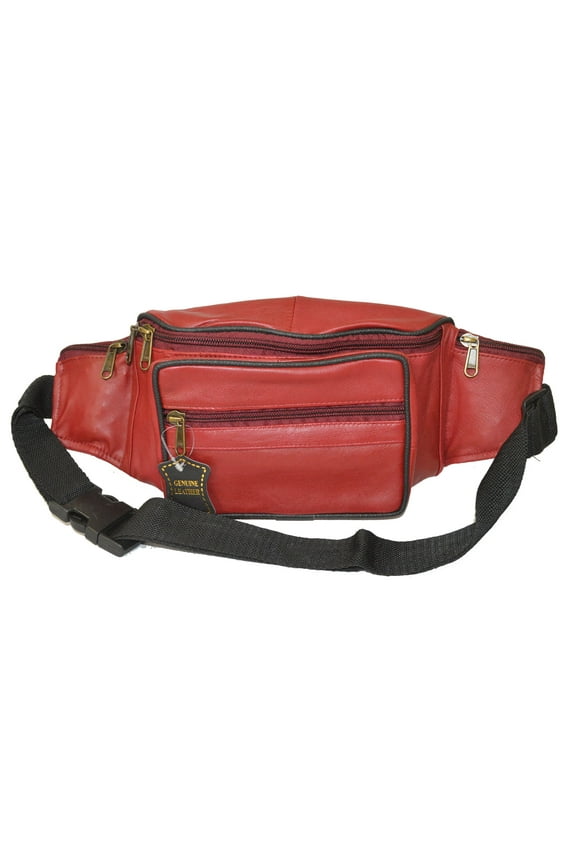 Leather Fanny Pack- Men Waist Bag -Women Purse Hip Pouch Travel