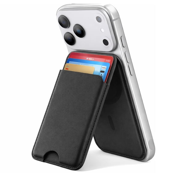 Leatherboss Magnetic Phone Wallet | Universal Premium Card Holder for All Phones