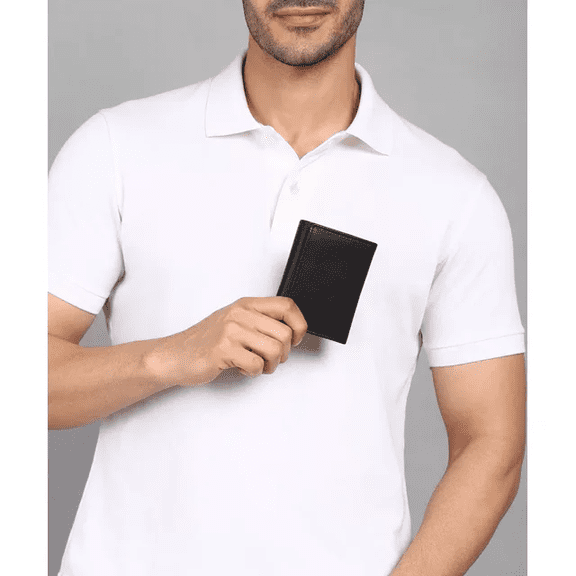 Leatherboss Men's RFID Leather Extra Capacity Trifold Wallet