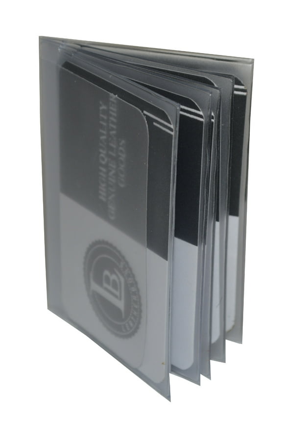 Vinyl Insert USA Made 6 pages for Bifold and Trifold Wallets - Set of 2