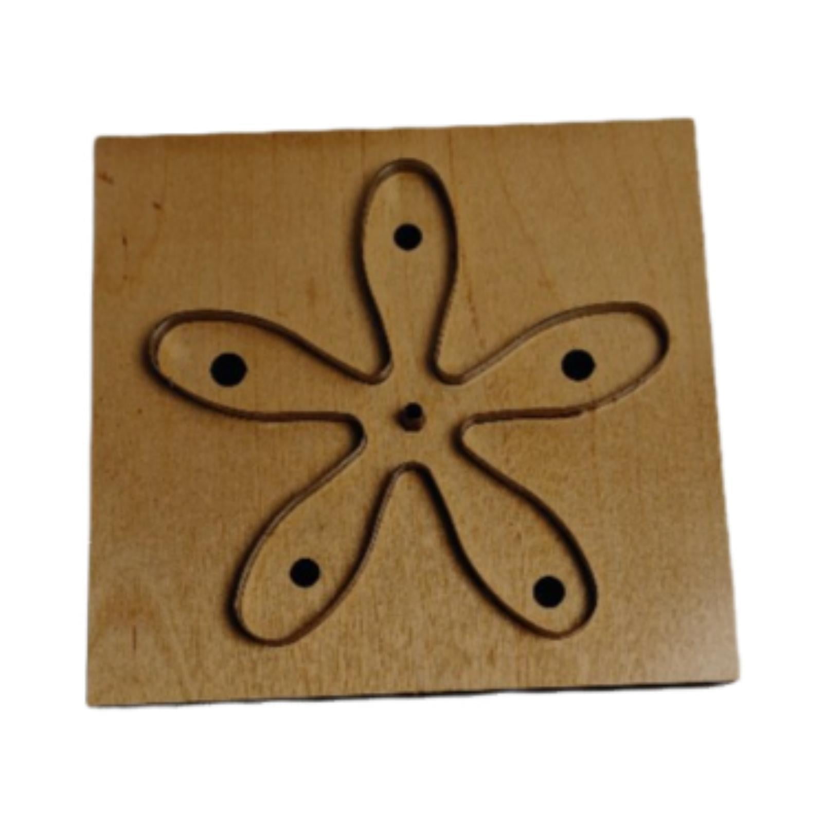 Leathercraft Cutting Die Wood Metal Template Compact Design for Beginner Home Tailor DIY Projects