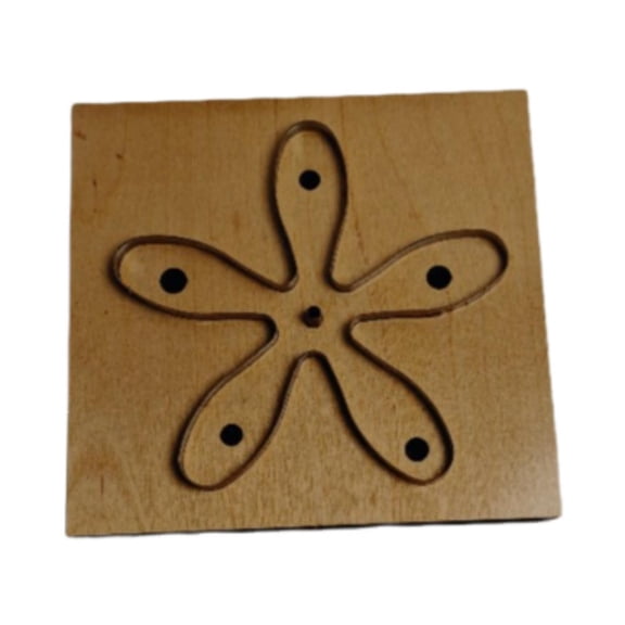 Leathercraft Cutting Die Wood Metal Template Compact Design for Beginner Home Tailor DIY Projects