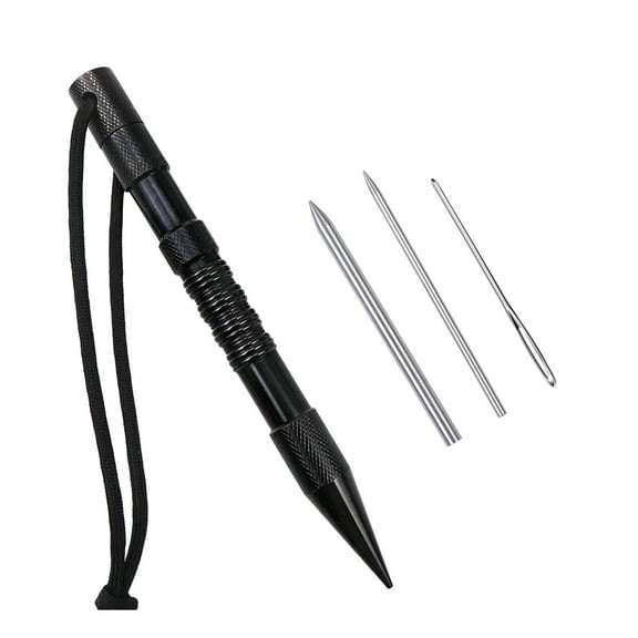 Leathercraft Lacing Tool for Paracord Work and Weaving| Stainless Steel Needle Set for Smoothing Knotting