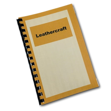 Leathercraft Leather Pattern Hide How To Tool Stamp Punch Belt Skive Knife Rivet