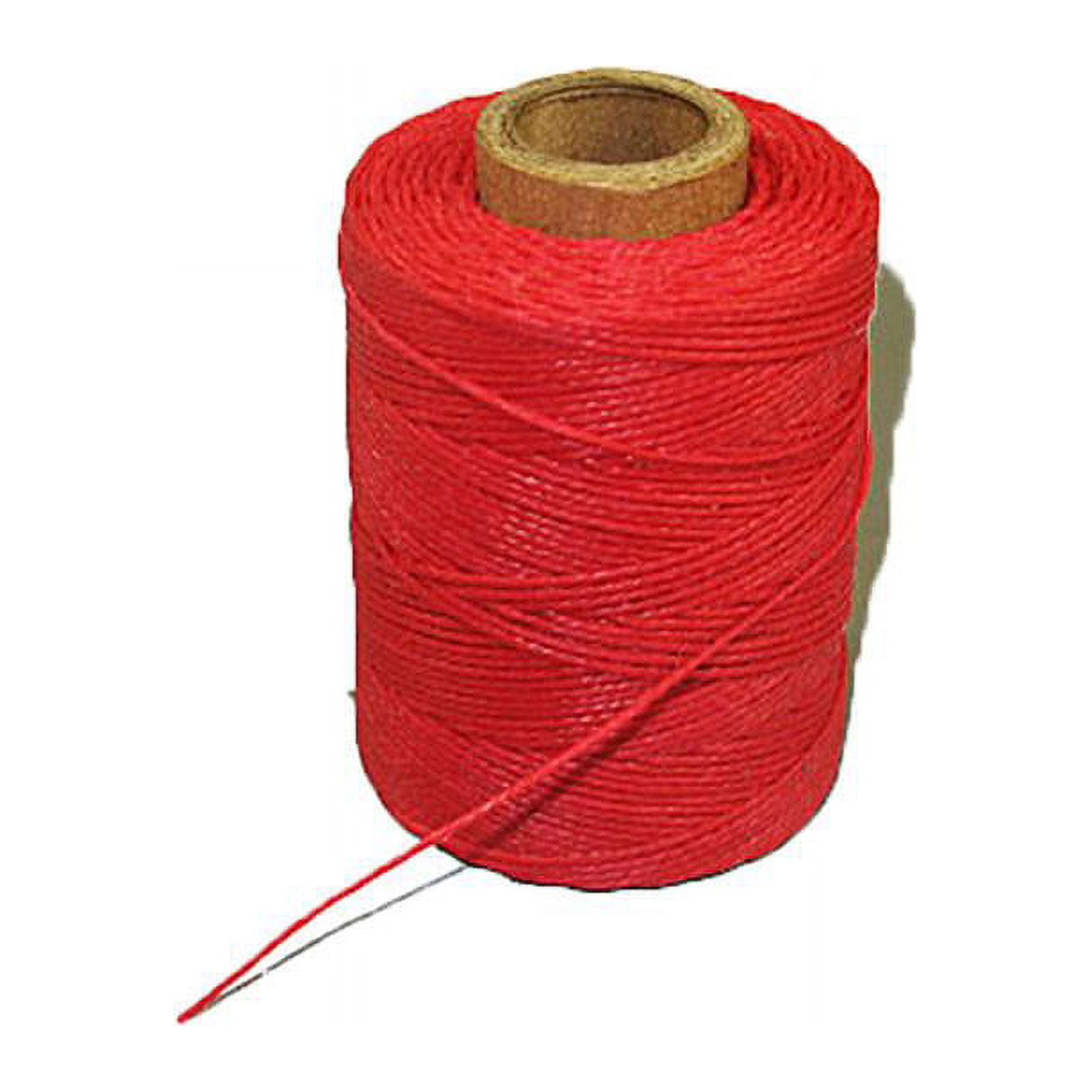Leathercraft Sewing Awl Thread 2 Ounce Spools Red