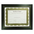 thumbnail image 1 of Leatherette Document Frame, 8-1/2 X 11, Black, Pack Of Two | Bundle of 2 Packs, 1 of 5