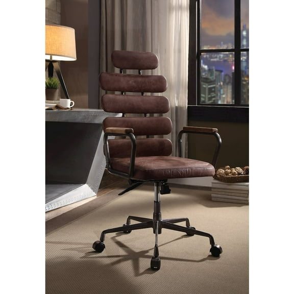 Acme Furniture Calan Executive Office Chair, Vintage Whiskey Top Grain Leather