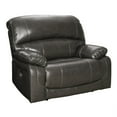 thumbnail image 1 of Leatherette Wide Zero Wall Power Recliner with Pillow Arms, Dark Gray, 1 of 3