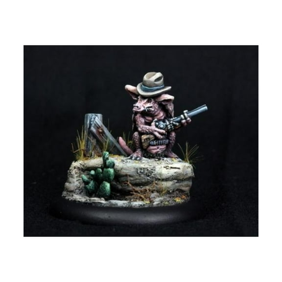 Reaper Miniatures Leather Hide - Armadillo Man New