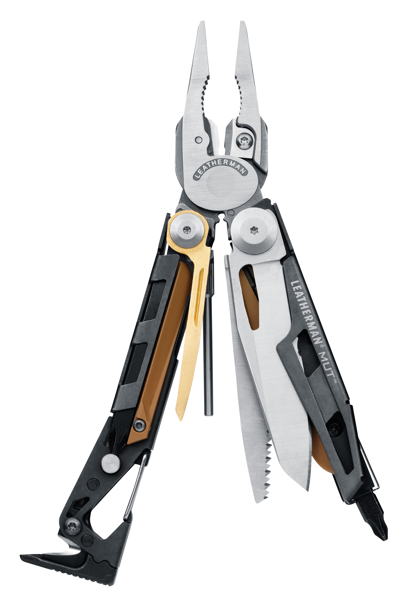 Leatherman - Mut Multitool With Premium Replaceable Wire Cutters And Firearm Tools, Stainless Steel With Molle Black Sheath - image 1 of 4