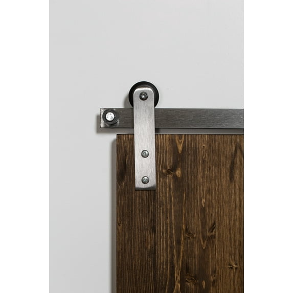 Leatherneck Hardware Fts60k3 60" Side Mounted Mini Sliding Barn Door Track And Fitting Set