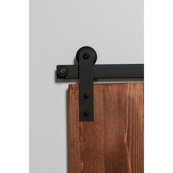 Leatherneck Hardware Fts72k3 72" Side Mounted Mini Sliding Barn Door Track And Fitting Set