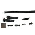thumbnail image 1 of Leatherneck Hardware Fts84k3 84" Side Mounted Mini Sliding Barn Door Track And Fitting Set, 1 of 2