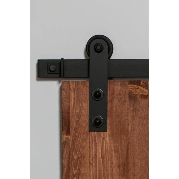Leatherneck Hardware Fts96k2 96" Side Mounted Light Sliding Barn Door Track And Fitting
