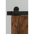 thumbnail image 1 of Leatherneck Hardware Ftt72k2 72" Top Mounted Light Sliding Barn Door Track And Fitting Set, 1 of 2