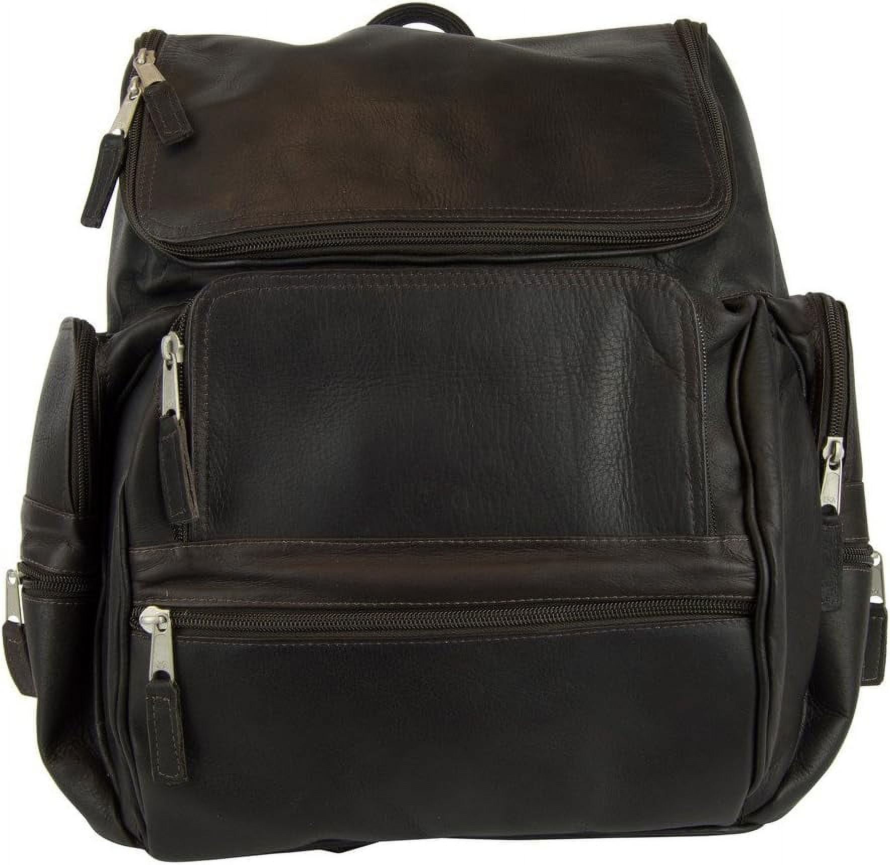 Leathers Explorer Laptop Backpack With Adjustable Straps, FullGrain