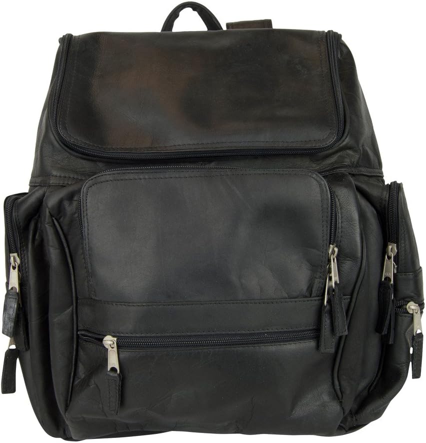 Leathers Explorer Laptop Backpack With Adjustable Straps, FullGrain