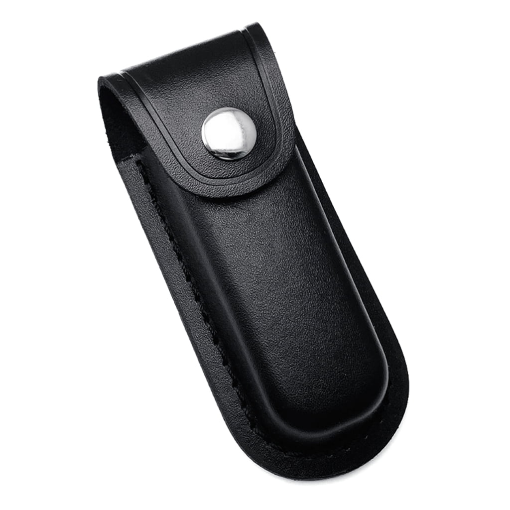 Leathers Folding Knife Sleeve Pouches Leathers Sheath Belt Pocket Knife Holder