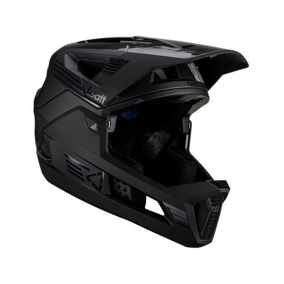 Leatt MTB Enduro 4.0 Men Full Face Helmet, Stealth, S, 51-55cm