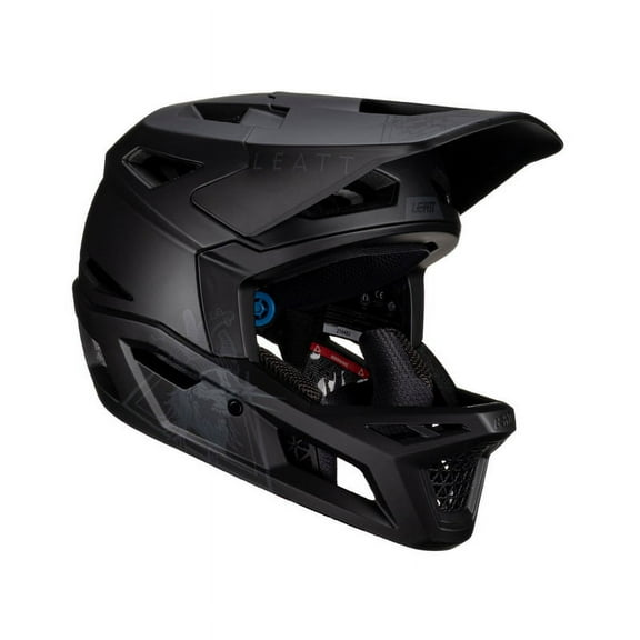 Leatt MTB Gravity 4.0 Men Full Face Helmet, Stealth, S, 55-56cm