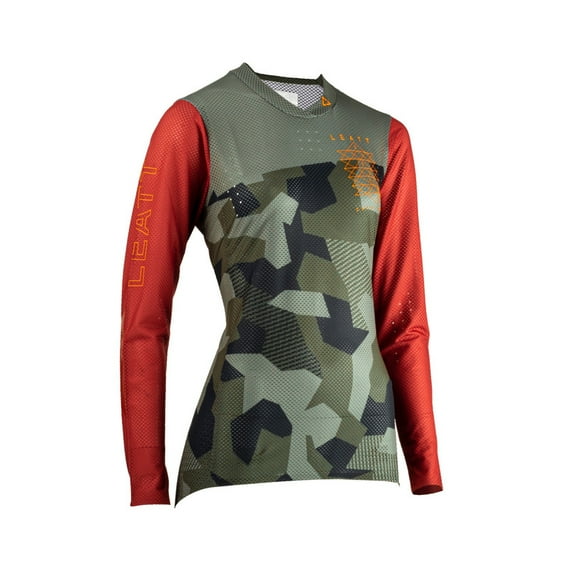 Leatt MTB Gravity 4.0 Women Jersey, Camo, XL