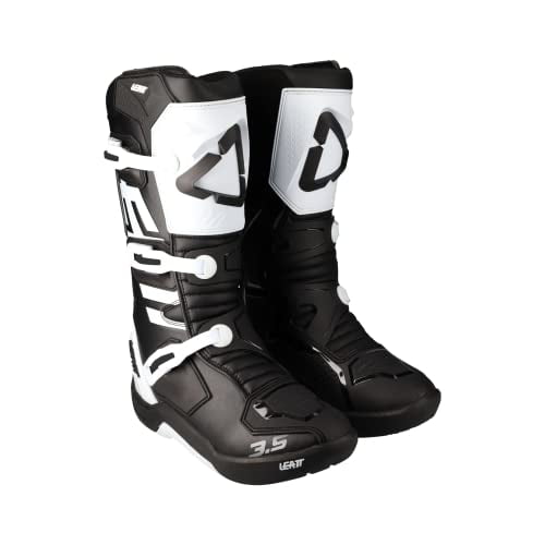 Leatt Youth 3.5 Boots (3) (BLACK/WHITE)