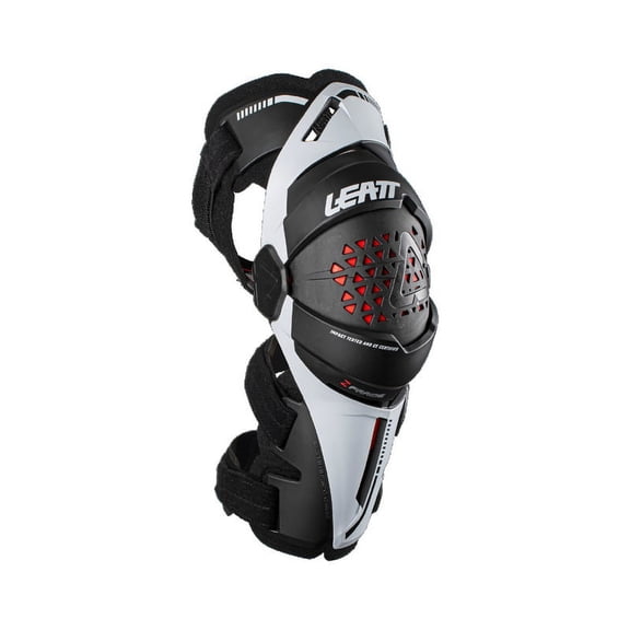 Leatt Z-Frame White Knee Brace-pair size Medium