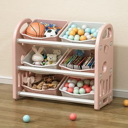 Toy stand with bins hot sale