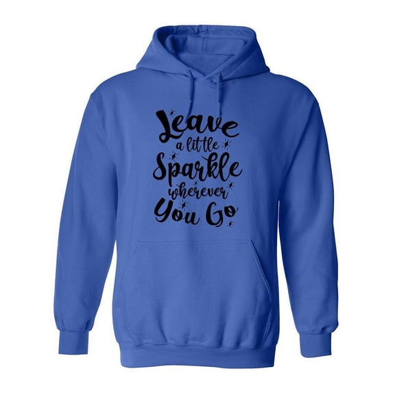 Leave A Little Sparkle Hoodie Women -SPIdeals Designs, Female XX-Large