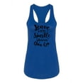 thumbnail image 1 of Leave A Little Sparkle Racerback Tank Women -SPIdeals Designs, Female Large, 1 of 4