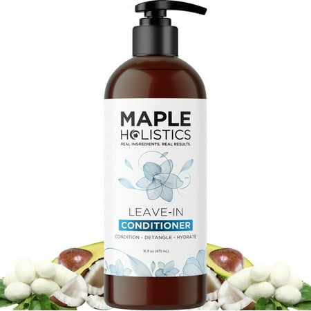 Leave In Conditioner for Dry Damaged Hair - Ultra Moisturizing Deep Conditioner for Dry Damaged Hair and Frizz Control with Silk Amino Acid - Smoothing Leave In Conditioner for Curly Hair Moisturizer