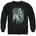 thumbnail image 1 of Leave It To Beaver Up To Something Adult Crewneck Sweatshirt Black, 1 of 1