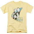 thumbnail image 1 of Leave It To Beaver Wholesome Family Mens Short Sleeve Shirt (Banana, ), 1 of 2