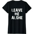 thumbnail image 1 of Leave Me Alone Funny Workout Saying Design On Back T-Shirt, 1 of 3