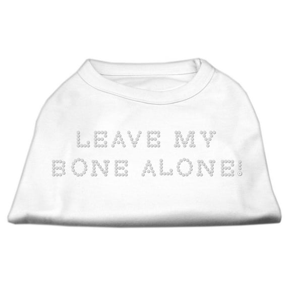 Pet Dog Cat Shirt Rhinestone, "Leave My Bone Alone!"