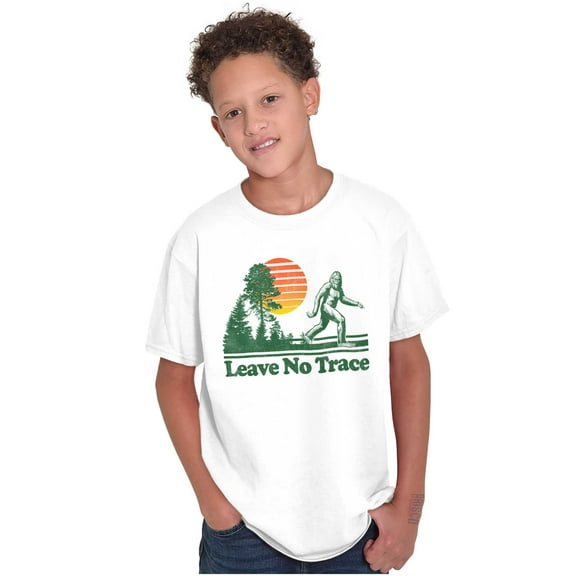 Leave No Trace Urban Legend Sasquatch Crewneck T Shirts Boy Girl Teen Brisco Brands L