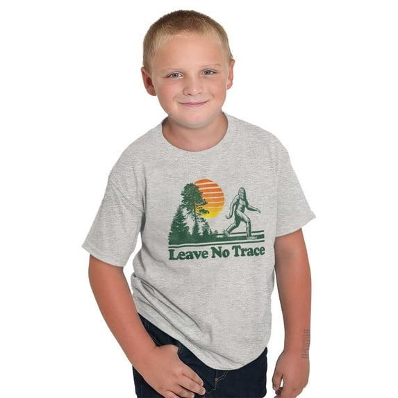 Leave No Trace Urban Legend Sasquatch Crewneck T Shirts Boy Girl Teen Brisco Brands M