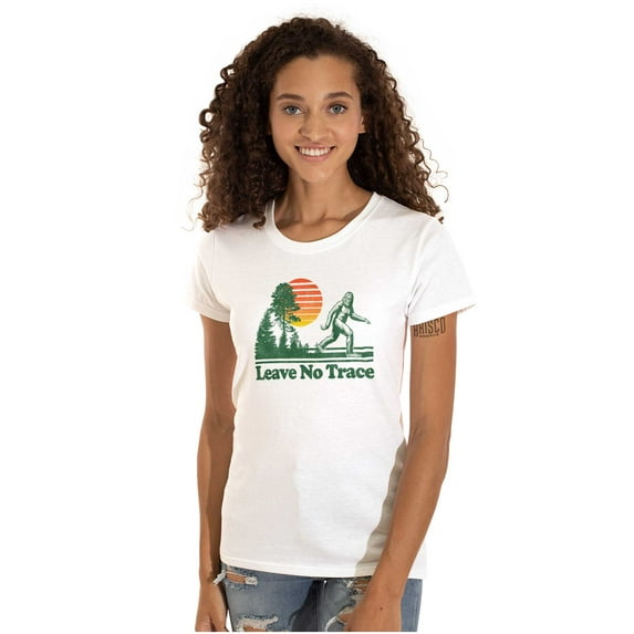 Leave No Trace Urban Legend Sasquatch Womens Fitted Plus Size Graphic Tee Brisco Brands 2X