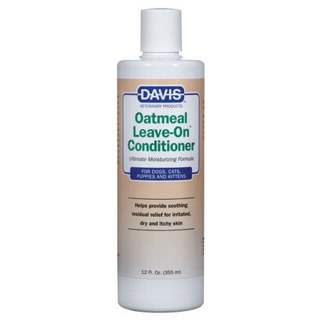 Leave On Oatmeal Pet Conditioner Concentrate Dog Cat Soothing Moisturize Relief (12 oz)