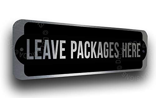 Leave Packages Here Sign, Signs for Business, Deliveries Sign, Business ...
