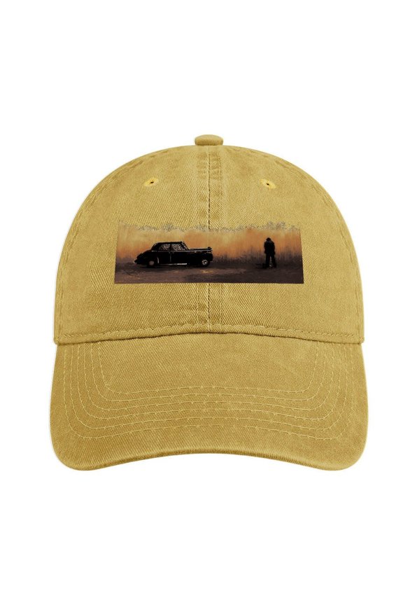 Leave The Gun, Take The Cannoli Sand Colour Hat Adjustable Funny Fashion Unisex Baseball Cap for Men Women