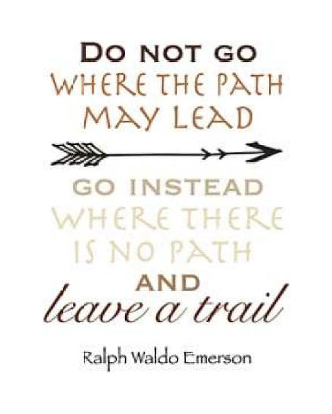 Leave a Trail Earth Tones Canvas Art - Tara Moss (24 x 30)