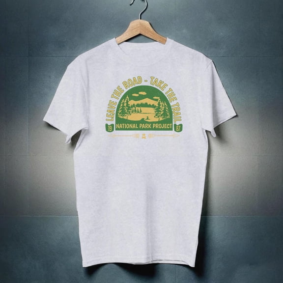 Leave the Road Take the Trail Shirt – Boho Camping Adventure Nature Graphic Tee New Instock-TH2590