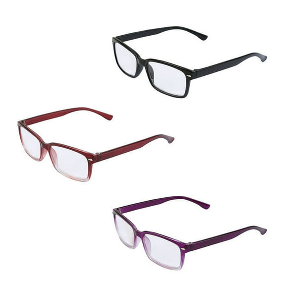 Leaveforme Classic Men Women Plastic Frame Reading Glasses 1.00 to 4.00 Elder Adult Glasses